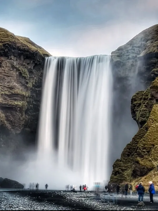 Vodopád Skógafoss